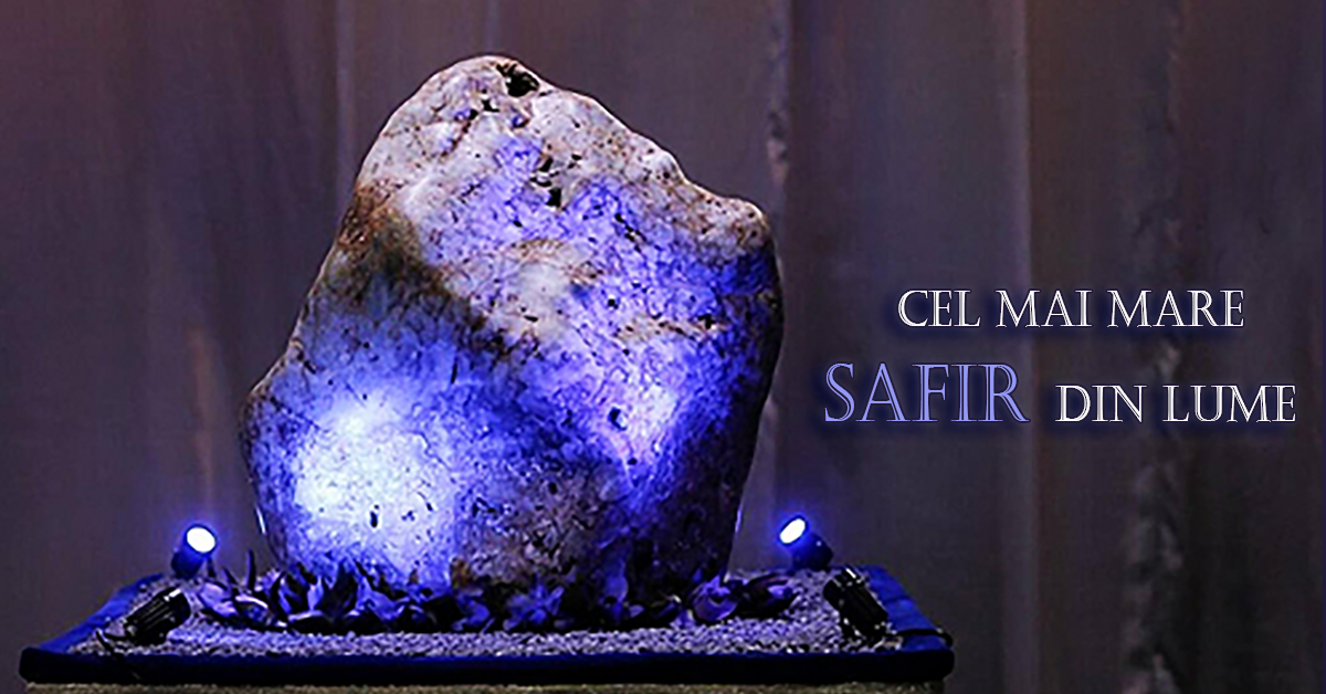Cel mai mare safir din lume expus în Sri Lanka